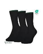 3 pack Seamless Bamboo Socks- Black