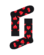 Smiling Heart Sock