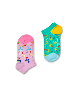 Happy Socks 2-pack Big Dot & Heart Socks för barn