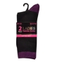 Fashion Design Socks Purple & Black
