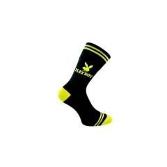 Playboy logo type design sokker
