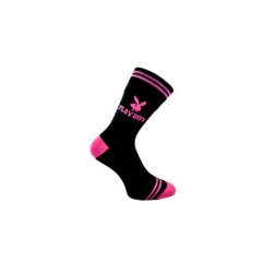 Socken mit Playboy-Logo-Design
