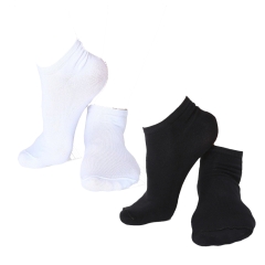 Bamboo ankel socks 3pair pack- Seamless (ingen tåsöm)-36-40-White