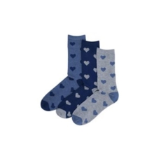 Mini Diagonal Heart Design Socks