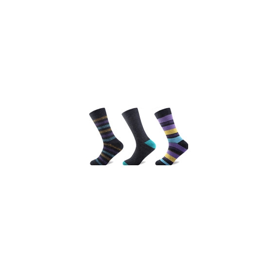 Luksus dress sokker brede striper
