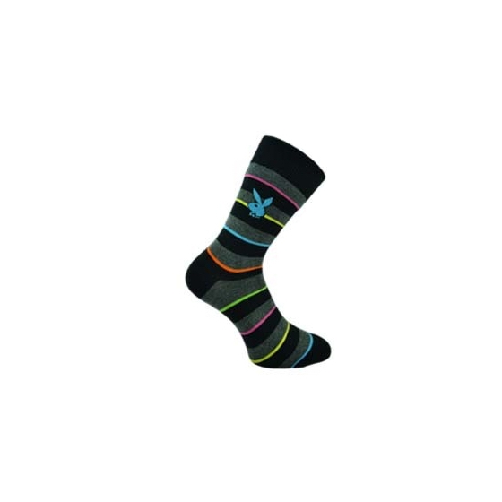 Playboy Striped Design Socks
